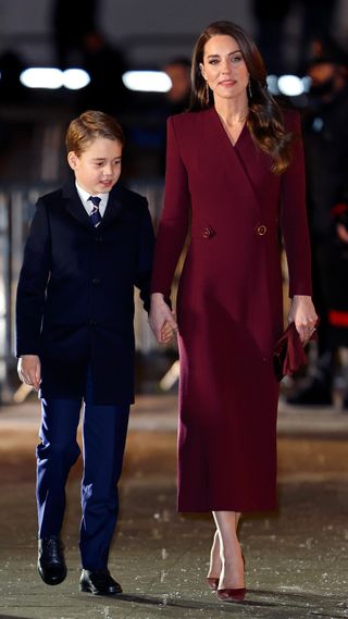 Kate Middleton with Prince George
