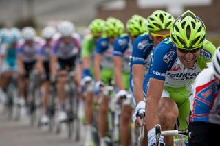 The Liquigas-Cannondale team sticks together in Colorado