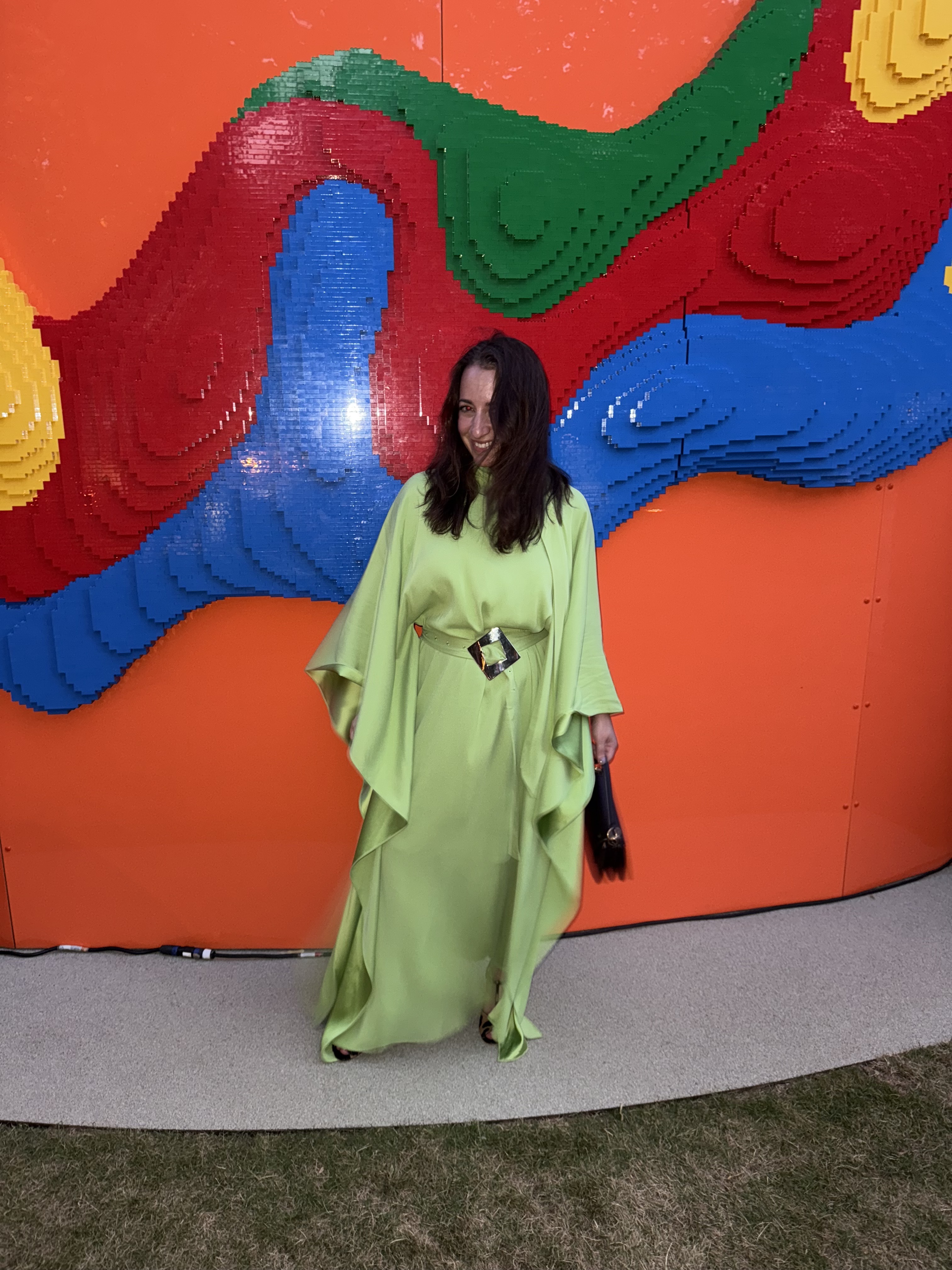 green taller marmo dress