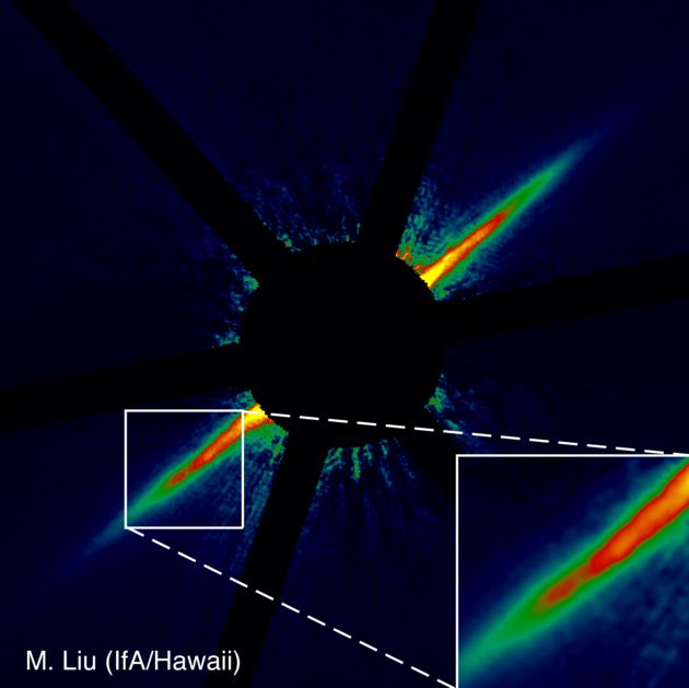 Comets, Asteroids and Planets around a Nearby Star