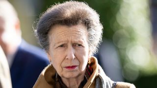 Princess Anne attends QIPCO British Champions Day at Ascot Racecourse on October 19, 2024