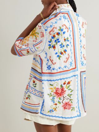 Embroidered Cotton Shirt