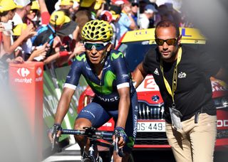 Nairo Quintana on stage 17 of the 2016 Tour de France