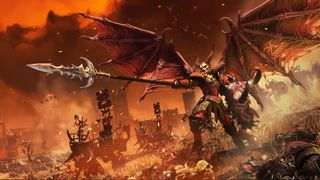 Valkia the Bloody and her army of demons marches to war