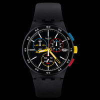 Swatch SUSB416 Black-One Unisex Black Watch:  was £104