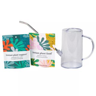 Instant Plant Food 3 pc 16 oz Watering Can & Fertilizer Houseplant Grow Kit