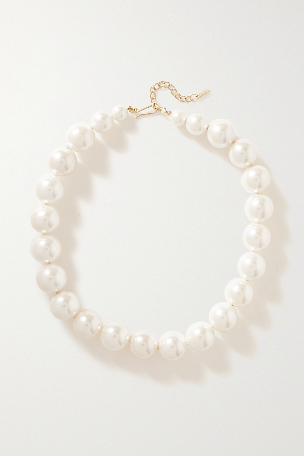 + Net Sustain Gobbled Recycled Gold Vermeil Pearl Necklace