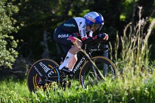 MALHAO PORTUGAL FEBRUARY 23 Jan Tratnik of Slovenia and Team Red Bull BORA hansgrohe competes during the 51st Volta ao Algarve em Bicicleta Stage 5 a 196 individual time trial stage from Salir to Malhao 477m on February 23 2025 in Malhao Portugal Photo by Tim de WaeleGetty Images