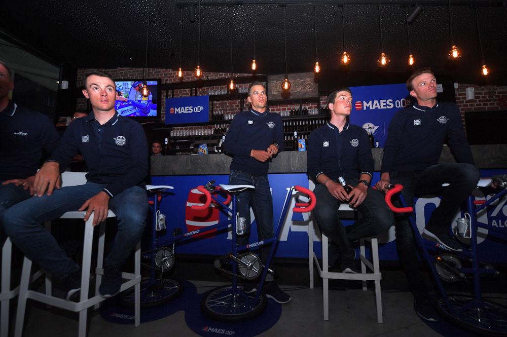 Yves Lampaert, Zdenek Stybar, Bob Jungels and Iljo Keisse of Deceuninck-QuickStep