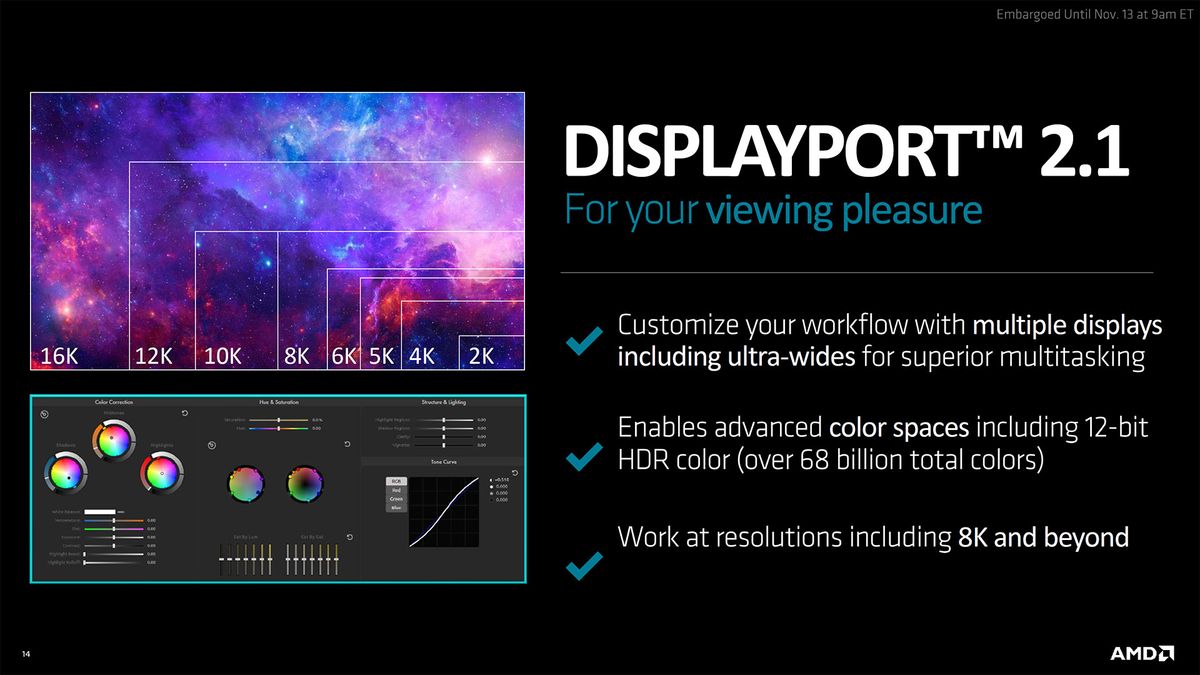 AMD Radeon Pro W7700 Slide Deck