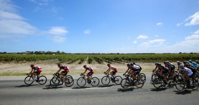 BMC riding at the front of the bunch