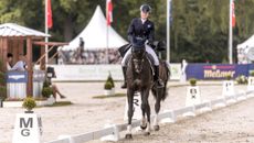 Luhm&uuml;hlen Horse Trials dressage: Mollie Summerland and Chaly Van Ter Heiden