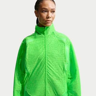 Nike Sportswear Women's Oversized Lace Track Jacket - Green Strike/green Strike/green Strike/black - Size Xs