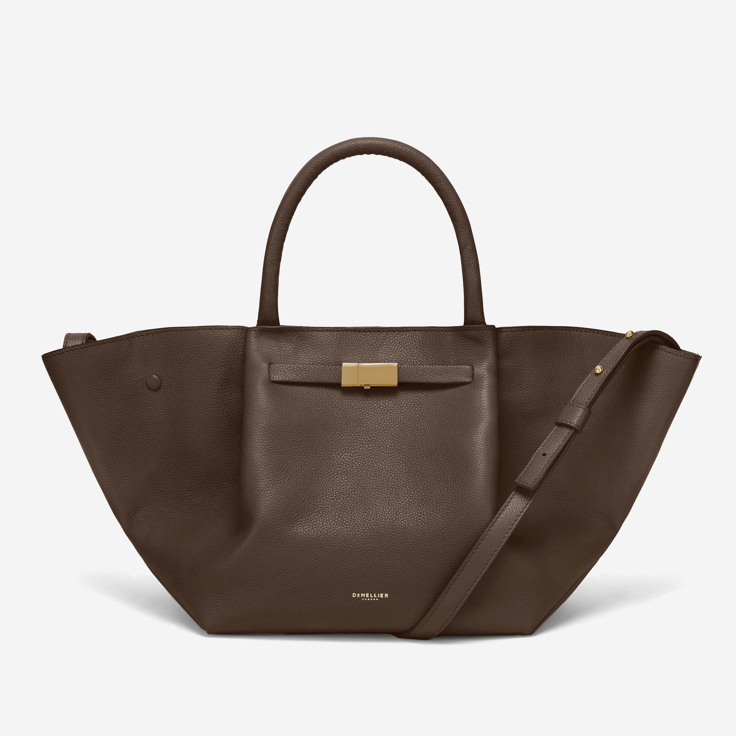 The Midi New York | Mocha Small Grain | Demellier