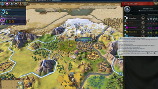 Screencap of Civilization VI gameplay taken from the official Civ VI YouTube channel.