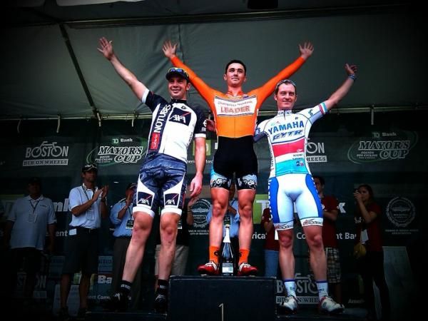 The individual podium.