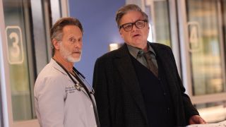 Archer and Dr. Charles in Chicago Med Season 9 premiere