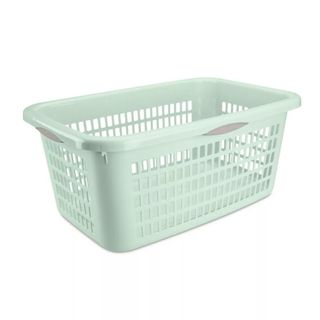 Light green laundry basket