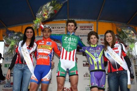 The GP San Giuseppe Internazionale podium.