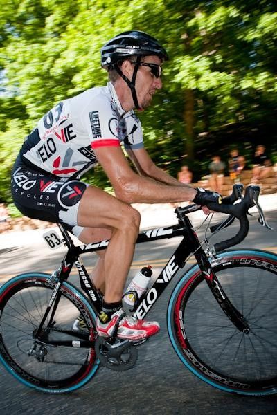 Chad Gerlach (Amore &amp; Vita) fighting to stay away solo with more laps to go.