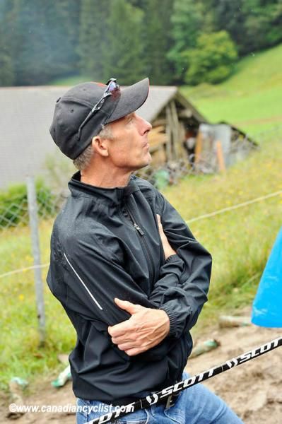 The legendary Ned Overend came out to watch
