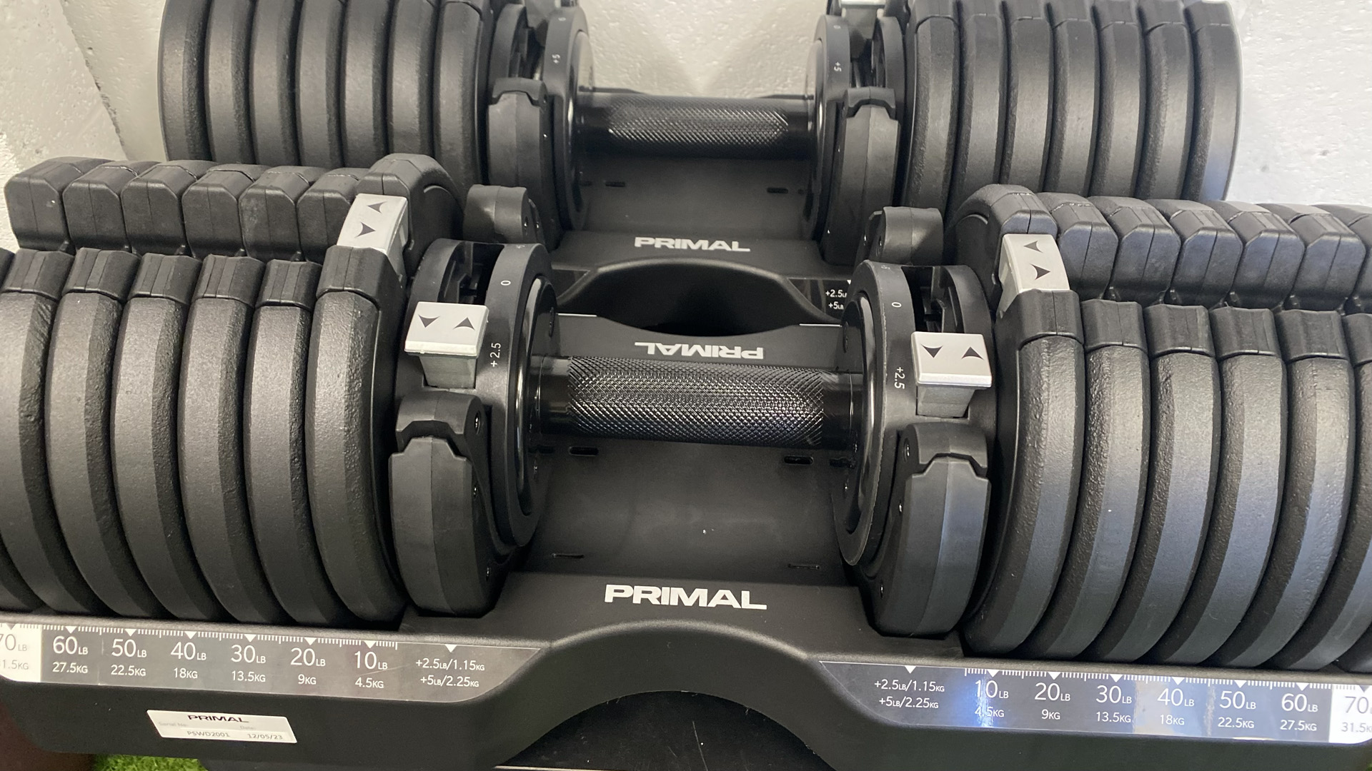 Primal Personal Series 34kg Adjustable Dumbbell review