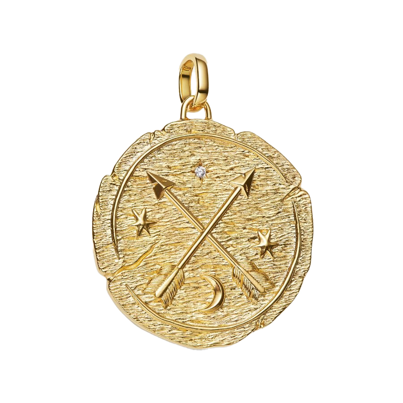 Large gold medallion, Pandora