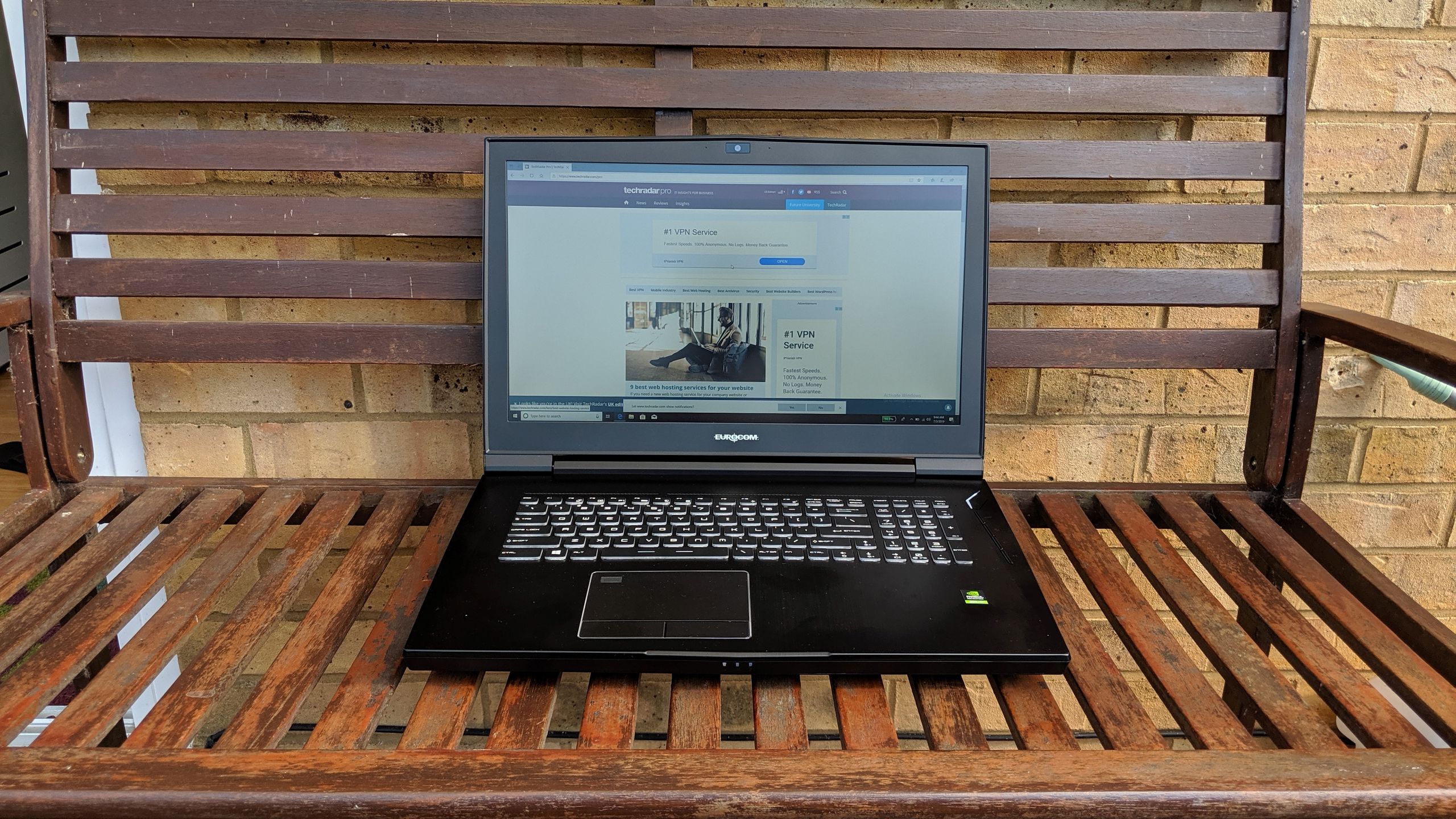 Eurocom Tornado F7W mobile workstation laptop review | TechRadar