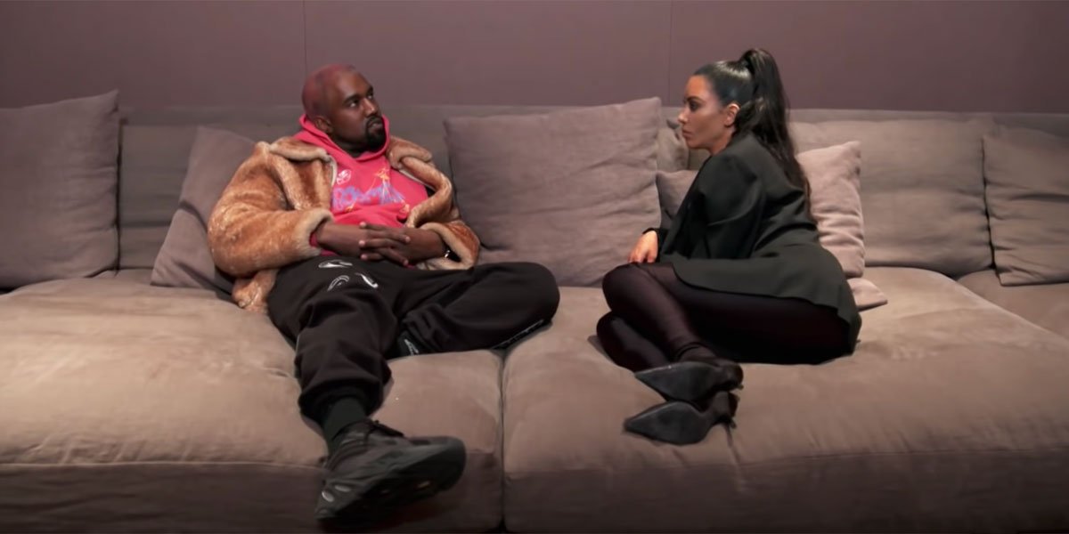 Kim and Kanye on Keeping up with the Kardashians screenshot