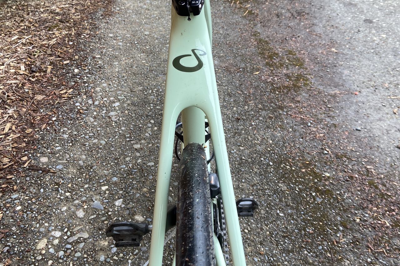 A Pursuit Pure Road bicycle in pistachio green