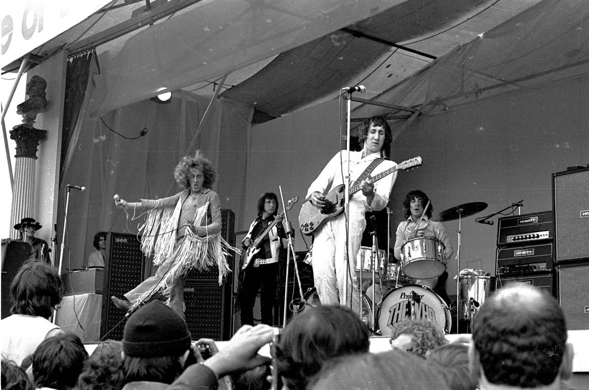 The Who onstage