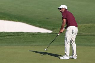 Pablo Larrazabal holes a putt