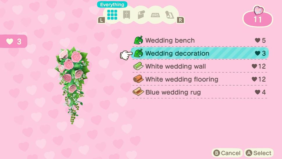 All the Animal Crossing New Horizons wedding season rewards and how to