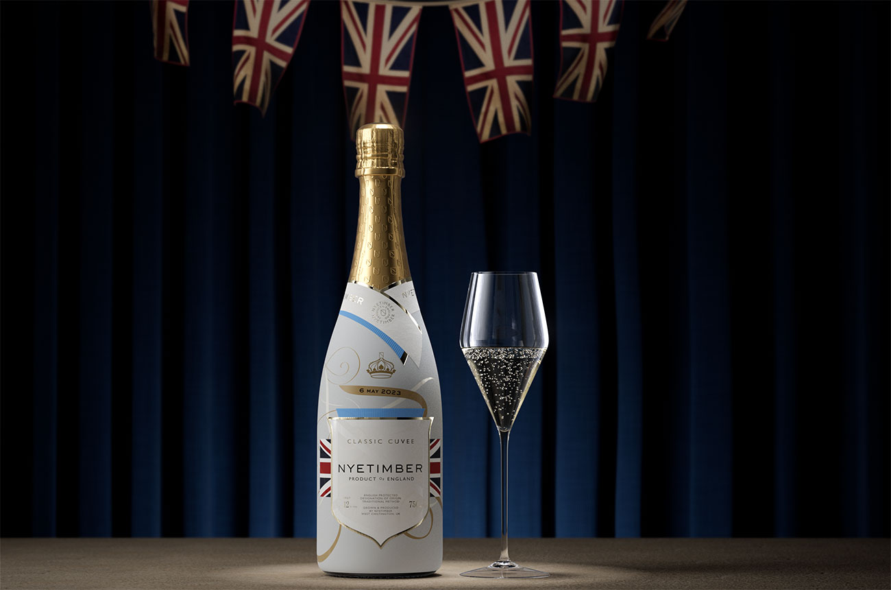 Nyetimber coronation wine