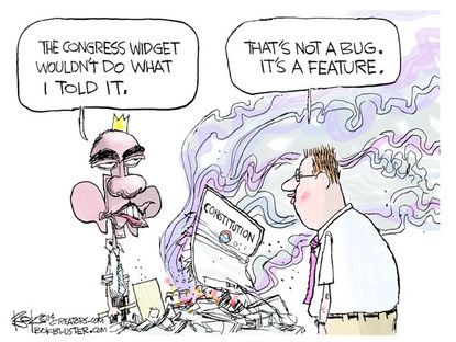 Obama cartoon Congress executive order