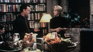 You've Got Mail image, shwing Rom Hands and Meg Ryan in a book store