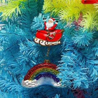 Paperchase Santa Claus Rainbow decoration