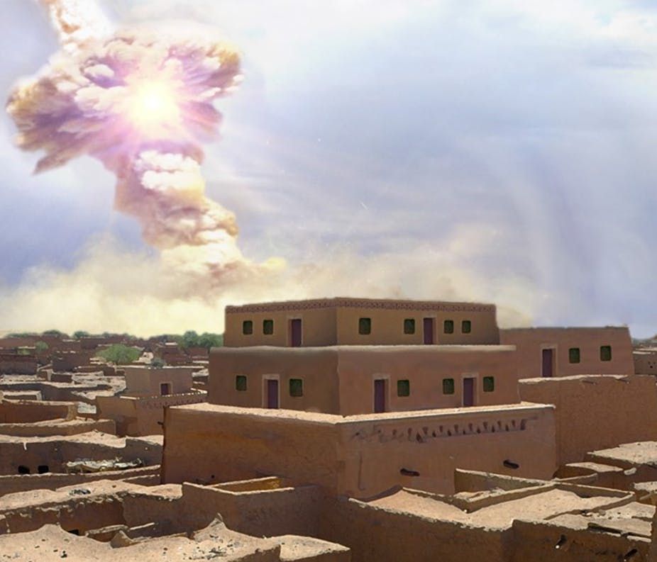 A giant space rock demolished an ancient Middle Eastern city, possibly inspiring..