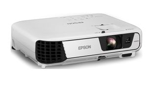 En Epson EB-S41 SVGA Projector visas mot en vit bakgrund.