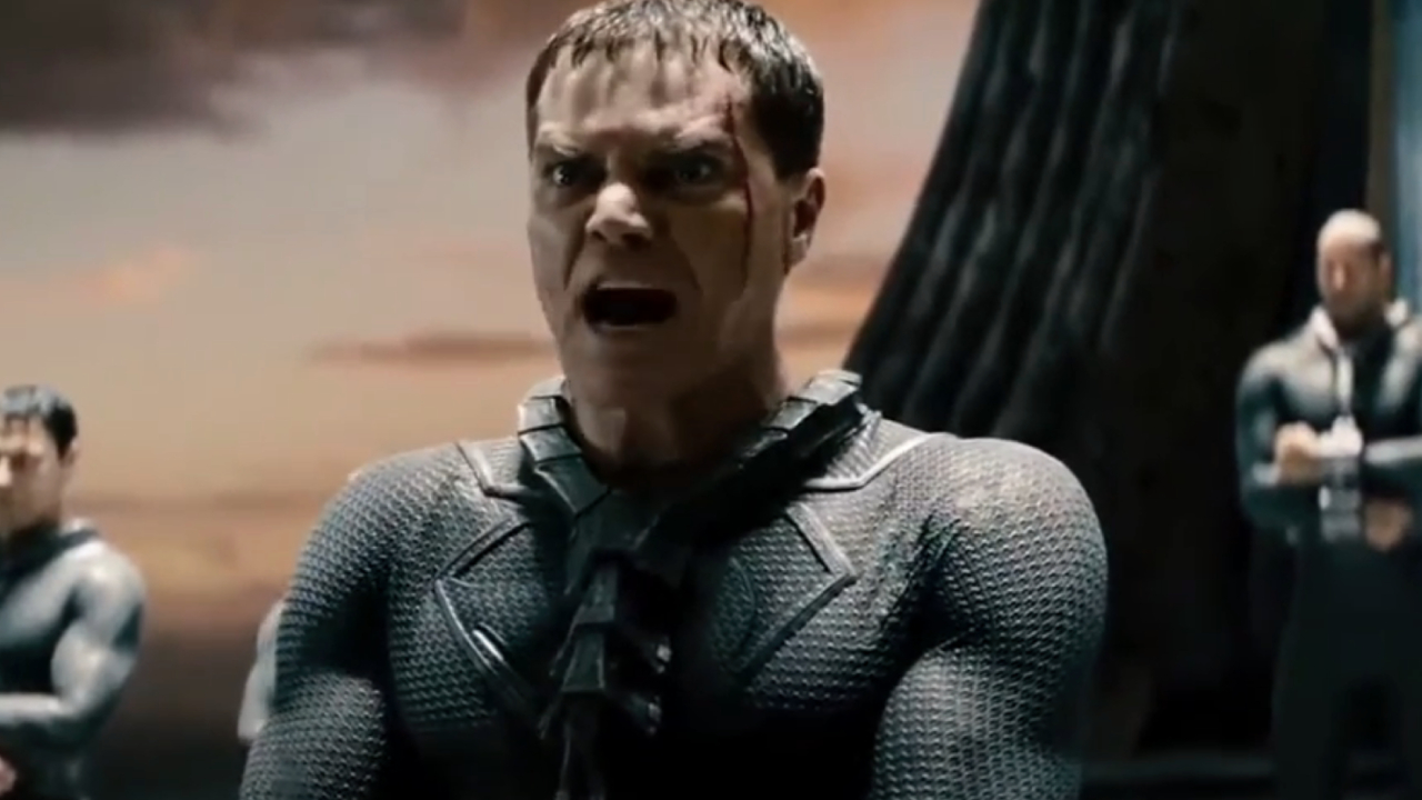 Michael Shannon screaming as Zod in Man of Steel