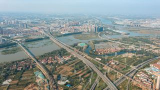The city of Zibo in China