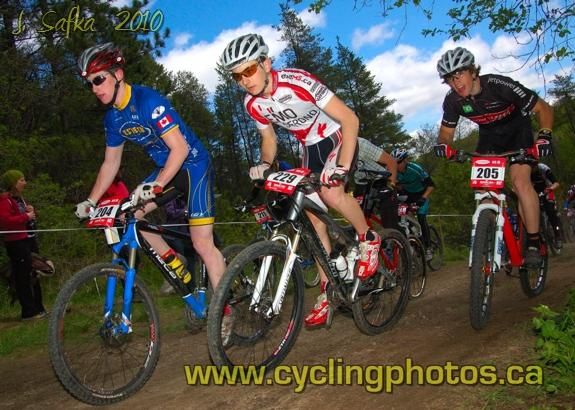 Junior men in action