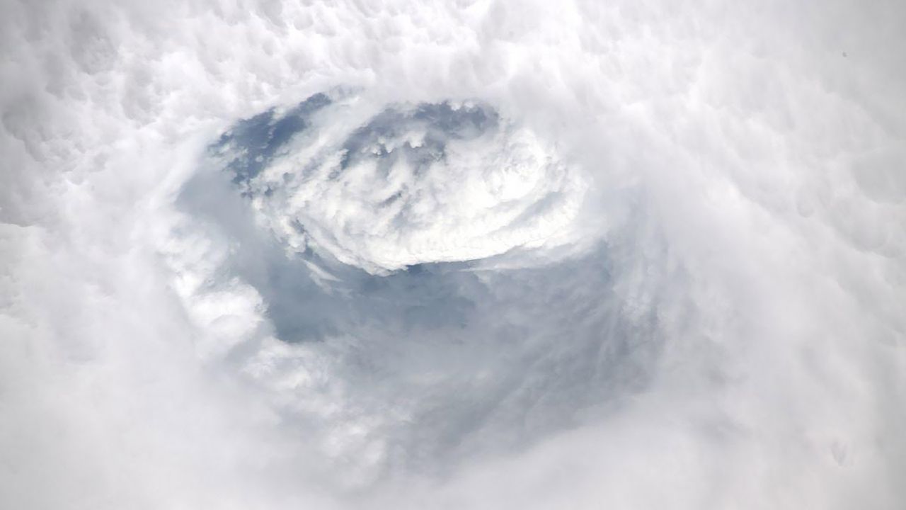 European Space Agency astronaut Luca Parmitano shared this view of Hurricane Dorian from the International Space Station on Sept. 2, 2019.