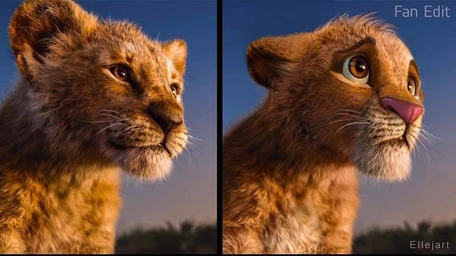 Lion King character comparisons