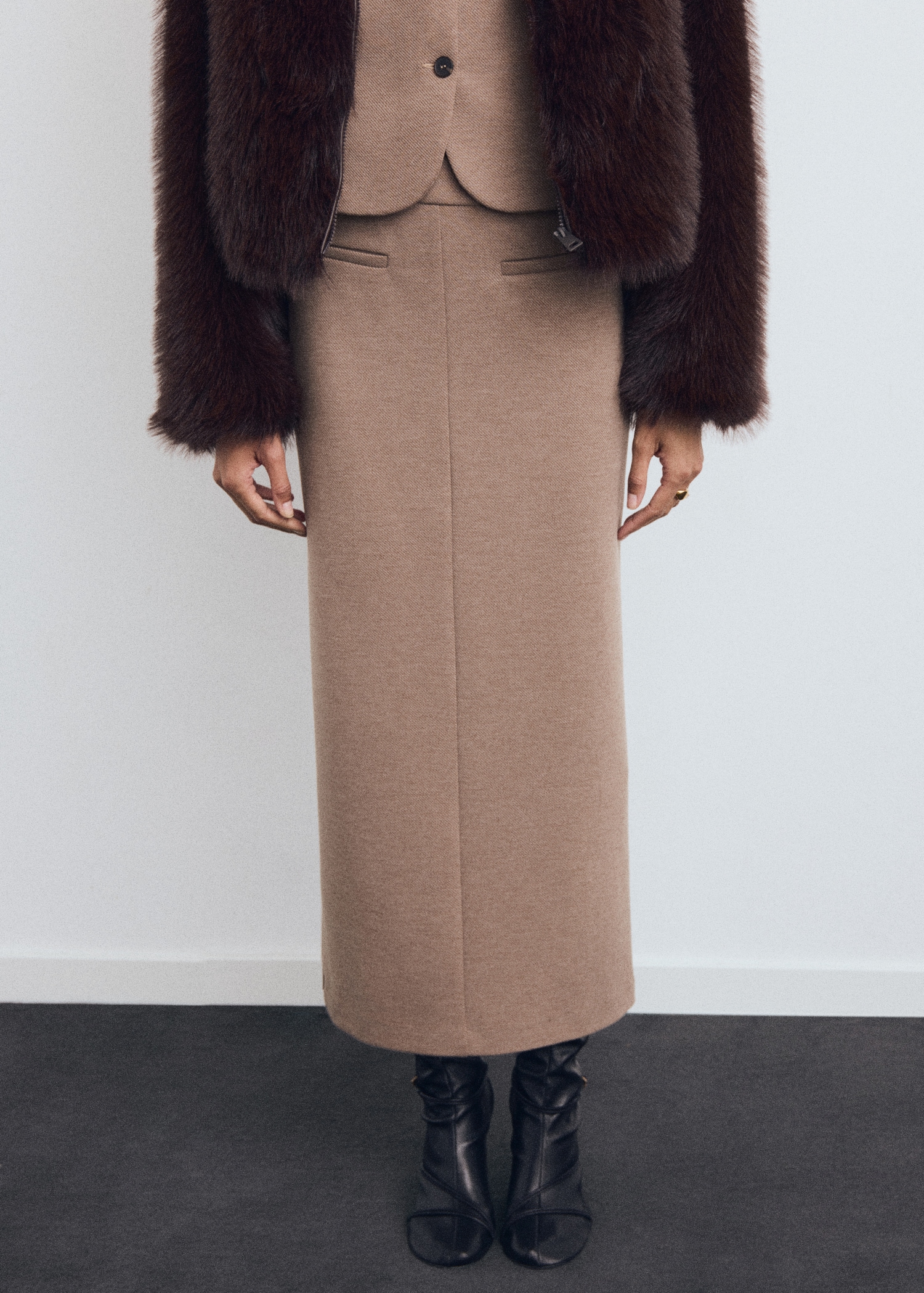 Suit Pencil Skirt - Women | Mango Usa