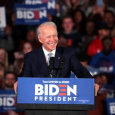 democratic presidential candidate joe biden holds south carolina primary night event in columbia
