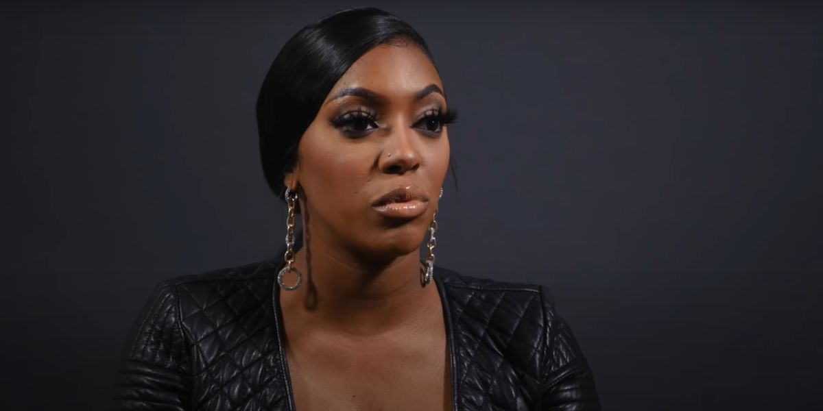 Porsha Williams during an interview on The Real Housewives of Atlanta