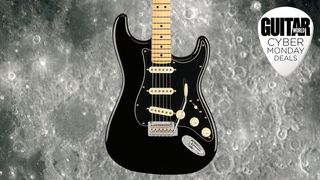 black fender player stratocaster