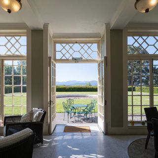 Doors looking out into garden