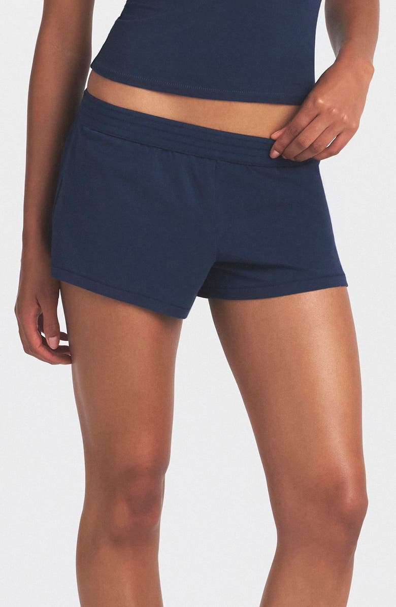 Stretch Cotton Jersey Shorts